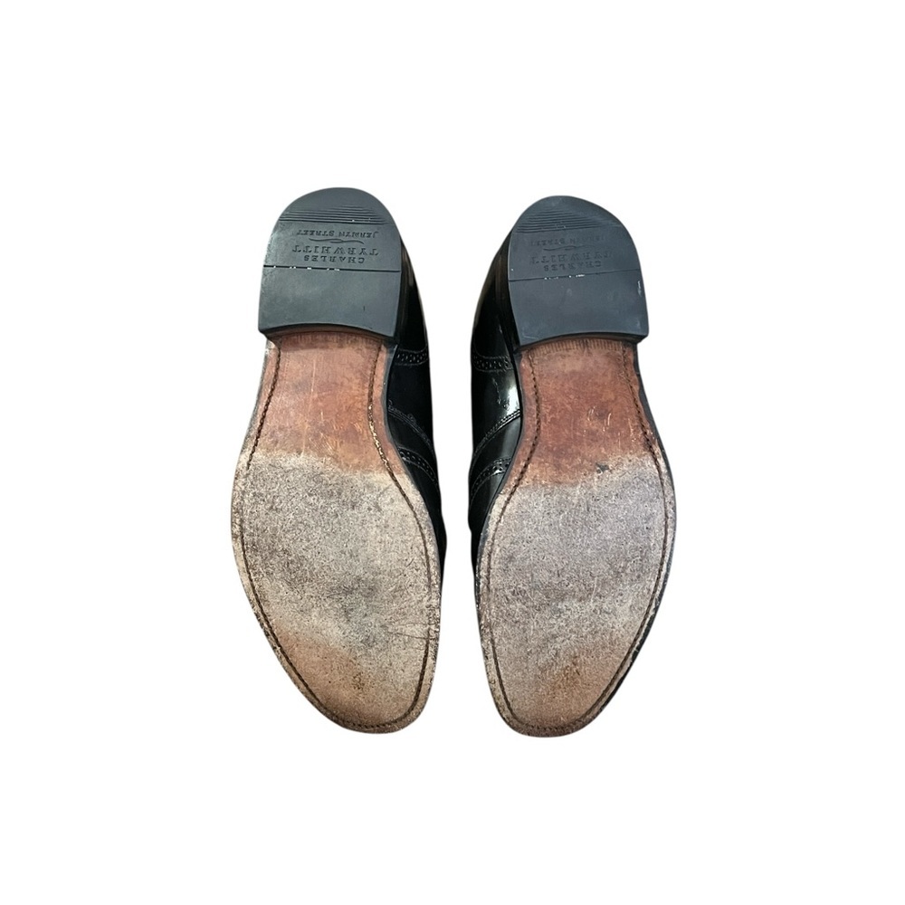 Charles Tyrwhitt “Compton” Single Monk Strap Shoes Size 9 - Picture 5 of 8